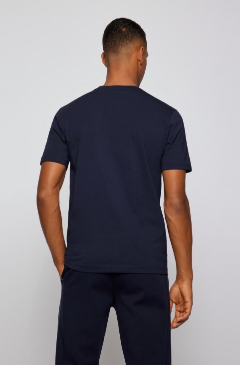 μπλουζάκι Boss Tee4 50466622 μαύρο
