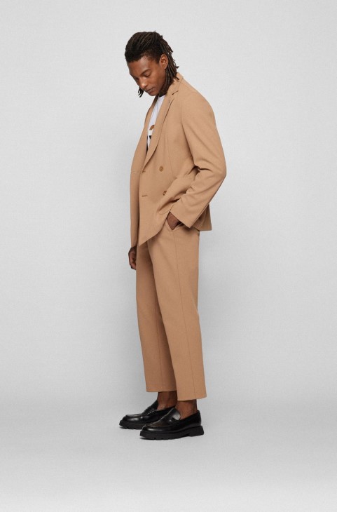 μπλουζάκι Boss Tiburt 50467075 μαύρο
