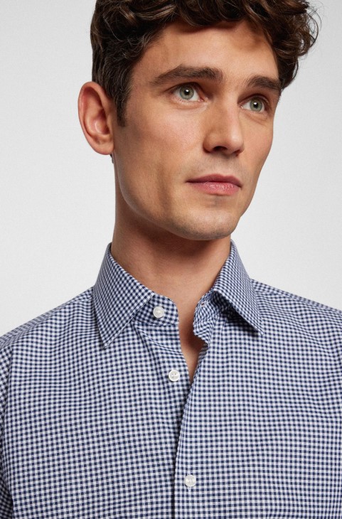 πουκάμισο Boss Bus H-joe 50469369 μπλε
