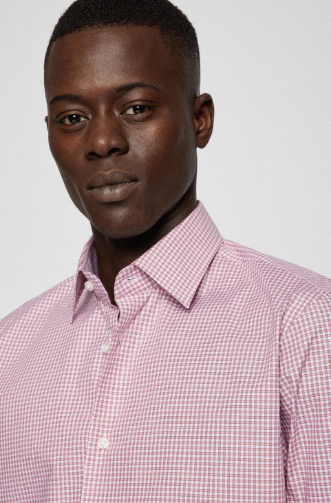 πουκάμισο Boss Bus H-joe 50469369 μπλε
