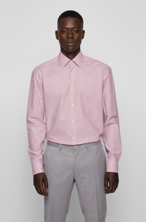 πουκάμισο Boss Bus H-joe 50469369 μπλε
