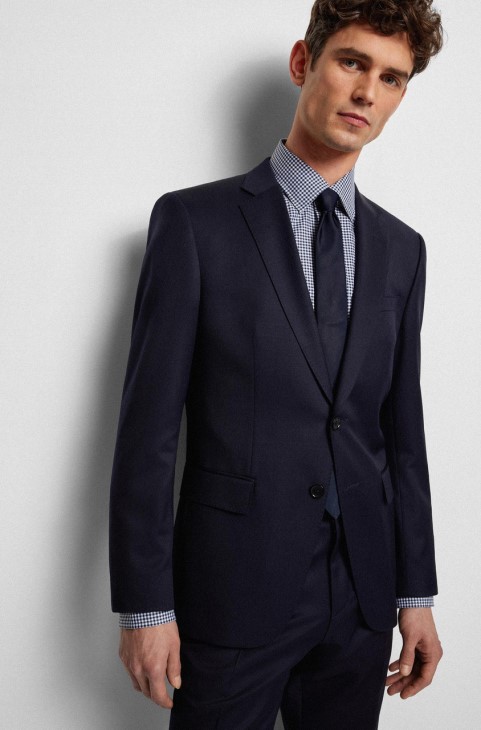 πουκάμισο Boss Bus H-joe 50469369 μπλε
