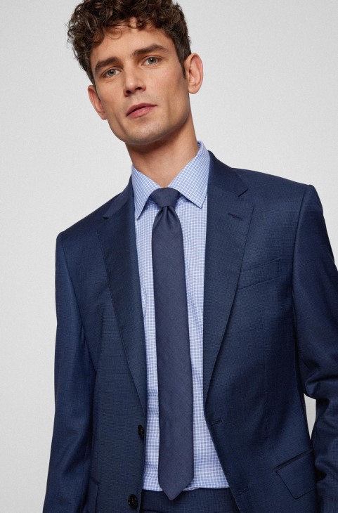 πουκάμισο Boss Bus H-joe 50469369 μπλε
