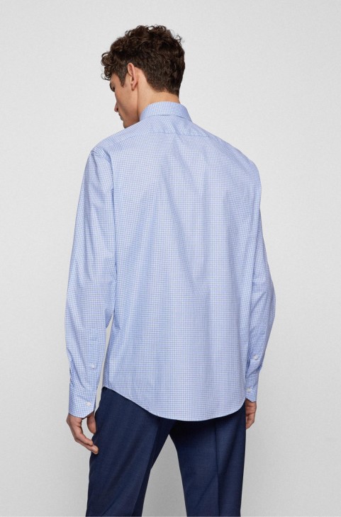 πουκάμισο Boss Bus H-joe 50469369 μπλε
