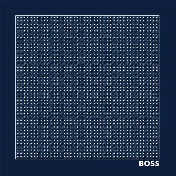 Boss H-pocket Square 50471339 Navy
