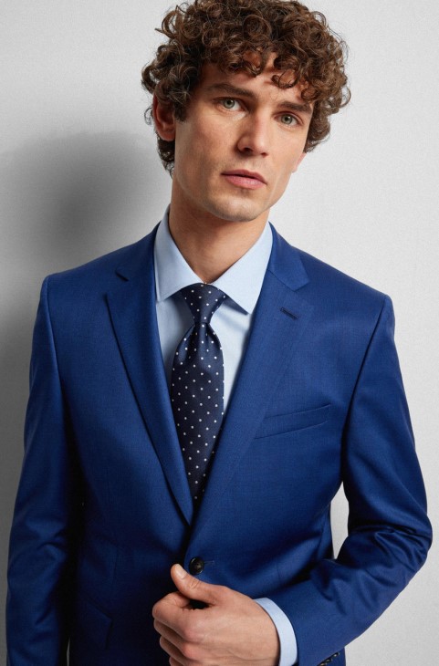 Boss H-tie 50471504 σκούρο μπλε
