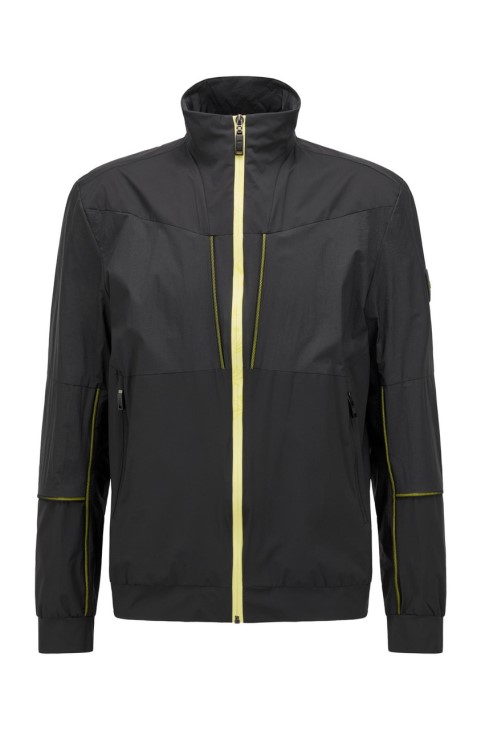 Boss Zip Through Jacket J Amerigo Aj 50467938 μαύρο