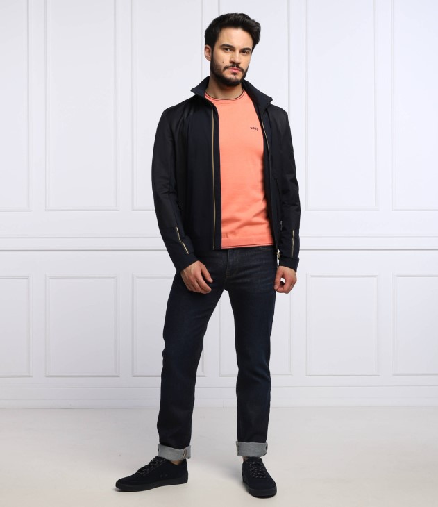 Boss Zip Through Jacket J Furio 50465218 Dark Blue
