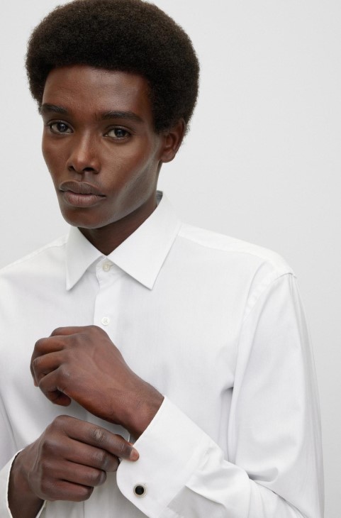 Boss μανικετόκουμπα Simony 50479940 μαύρα
