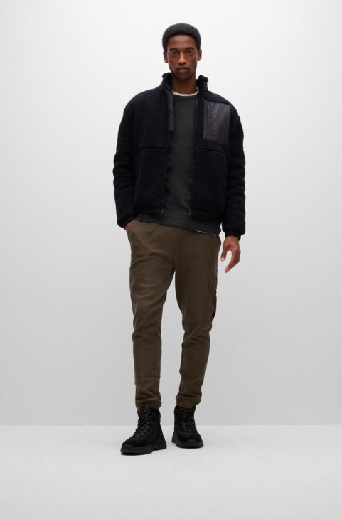 Boss L/s Tee Tempest 50472309 μαύρο
