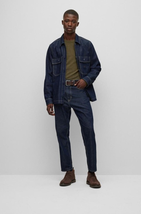 Boss L/s Tee Tempest 50472309 μαύρο
