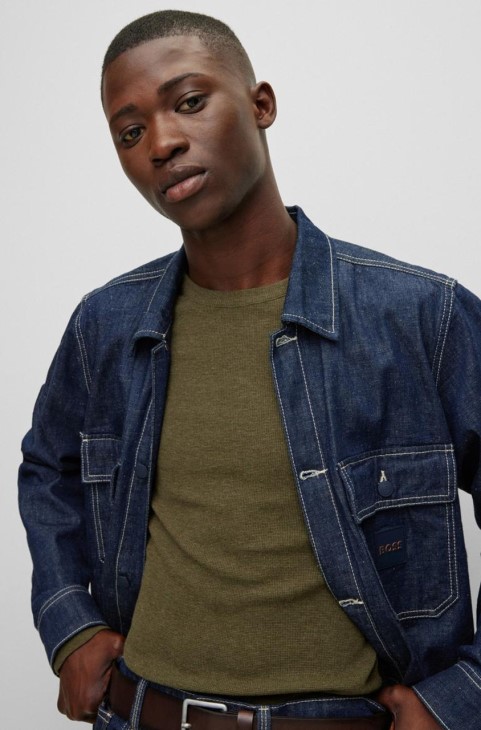 Boss L/s Tee Tempest 50472309 μαύρο
