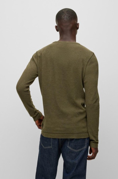 Boss L/s Tee Tempest 50472309 μαύρο
