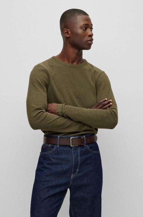 Boss L/s Tee Tempest 50472309 μαύρο
