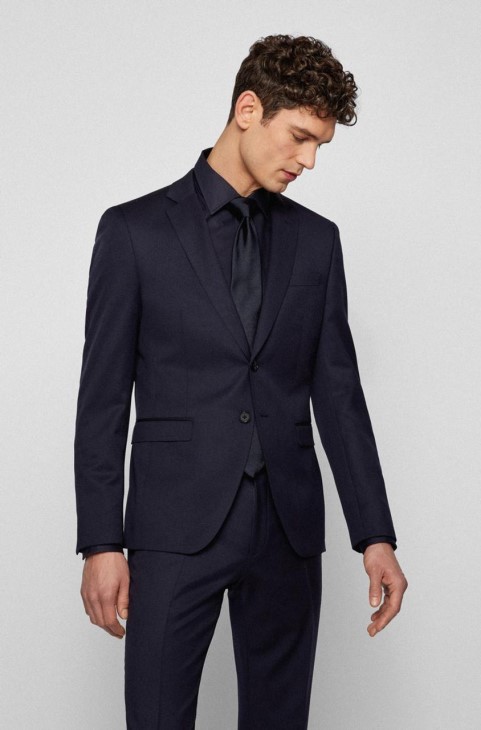 μπουφάν Boss Suit H-reymond 50469181 μαύρο
