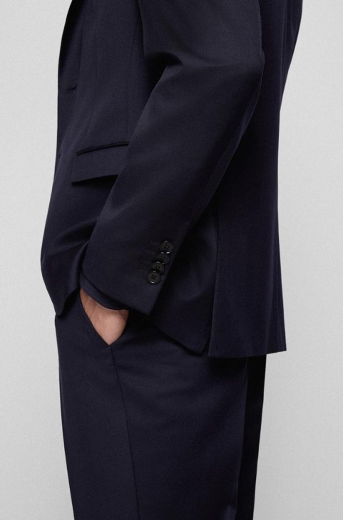 μπουφάν Boss Suit H-reymond 50469181 μαύρο
