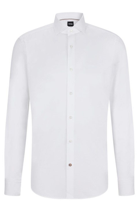 πουκάμισο Boss H-joe Nos 50479948 λευκό