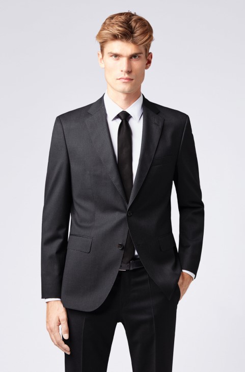 μπουφάν Boss Suit Johnstons1 - 50318521 μαύρο
