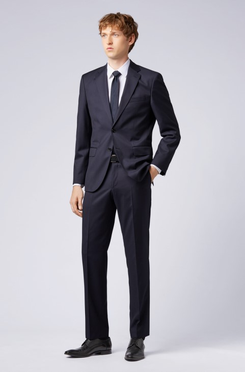 μπουφάν Boss Suit Johnstons1 - 50318521 μαύρο
