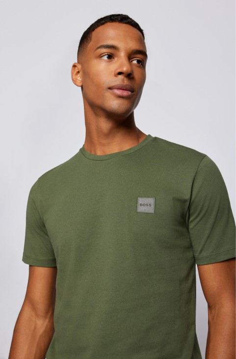 Boss T-shirt Tales 50462767 χακί