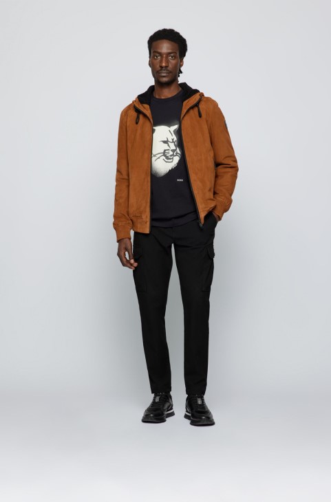 μπλουζάκι Boss Tyro 50465385 μαύρο
