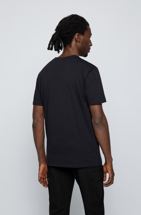 μπλουζάκι Boss Tyro 50465385 μαύρο
