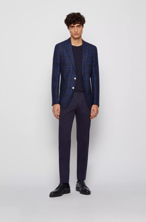 Boss αθλητικό παλτό Hartlay 50453704 Medblue
