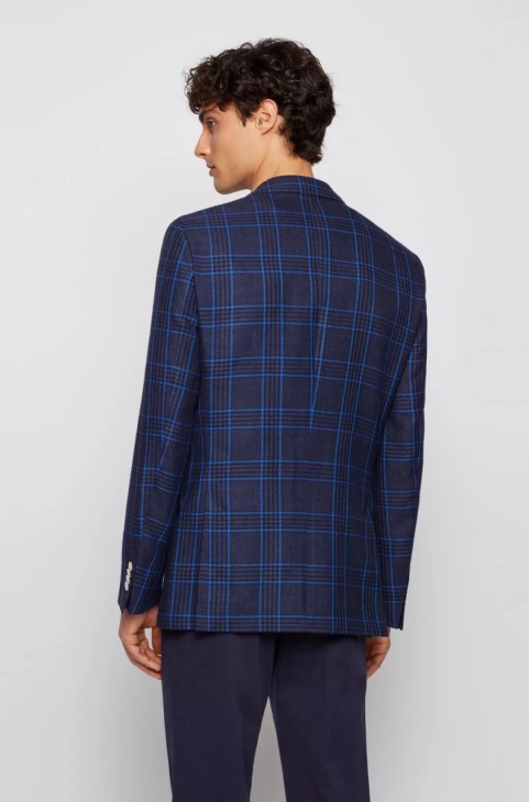 Boss αθλητικό παλτό Hartlay 50453704 Medblue
