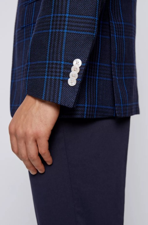 Boss αθλητικό παλτό Hartlay 50453704 Medblue
