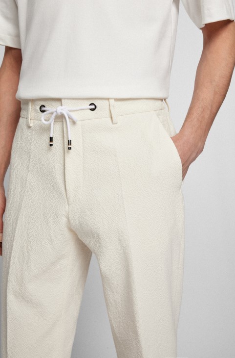 παντελόνι Boss H-genius 50468852 λευκό
