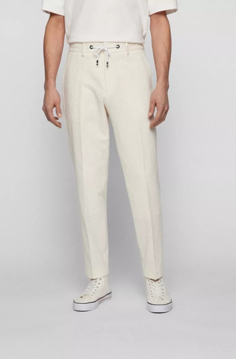 παντελόνι Boss H-genius 50468852 λευκό
