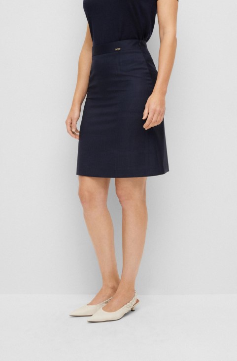 Boss ψηλή φούστα Vanewa 50477573 Navyblue
