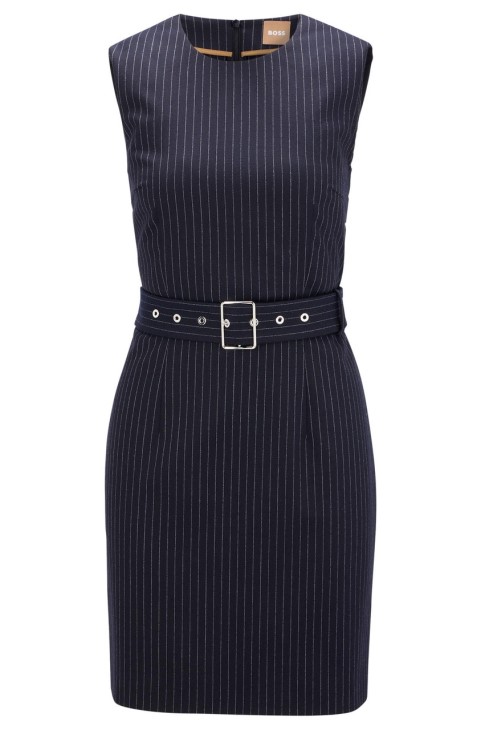 Boss Dress Desene 50477429 Navyblue
