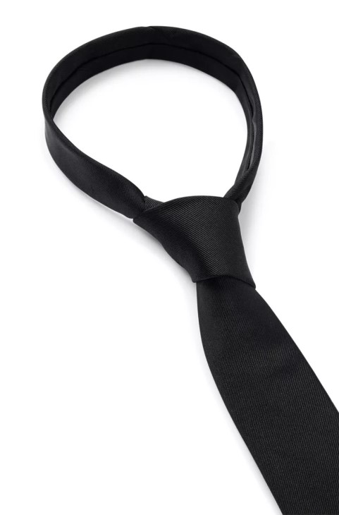 Boss H-tie 6cm Nos 50480284 μαύρη
