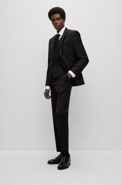 πουκάμισο Boss Business H-hank-kent Nos 50479922 λευκό
