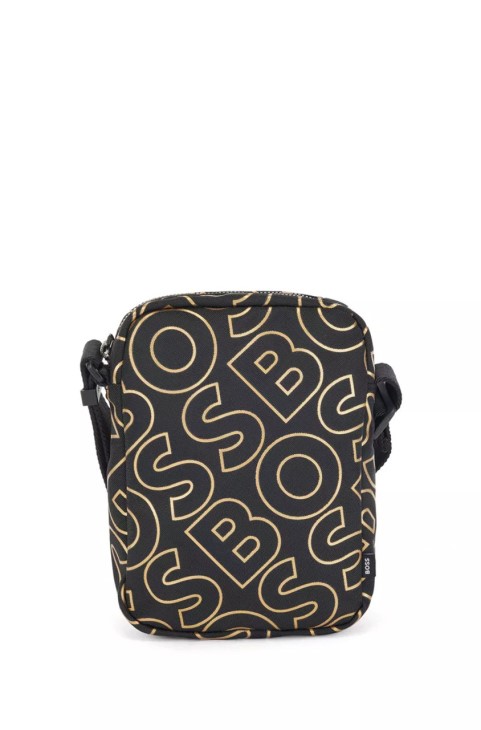 Boss Reporter Bag Catch 50475669 μαύρη