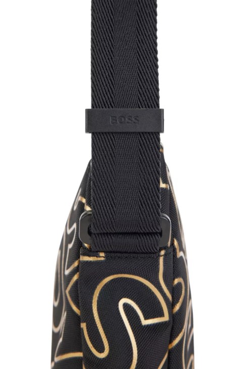 Boss Reporter Bag Catch 50475669 μαύρη
