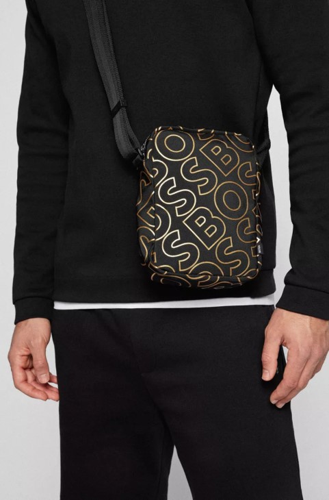 Boss Reporter Bag Catch 50475669 μαύρη
