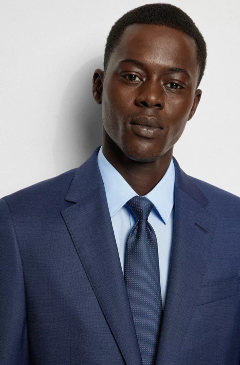 Boss H-tie 7,5cm 50474907 ανοιχτό μπεζ
