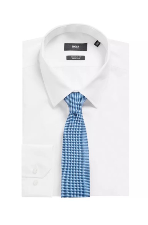 Boss H-tie 7,5cm 50475667 σκούρο μπλε
