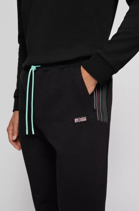 Boss Trackpants Hadiko 50471896 μαύρο
