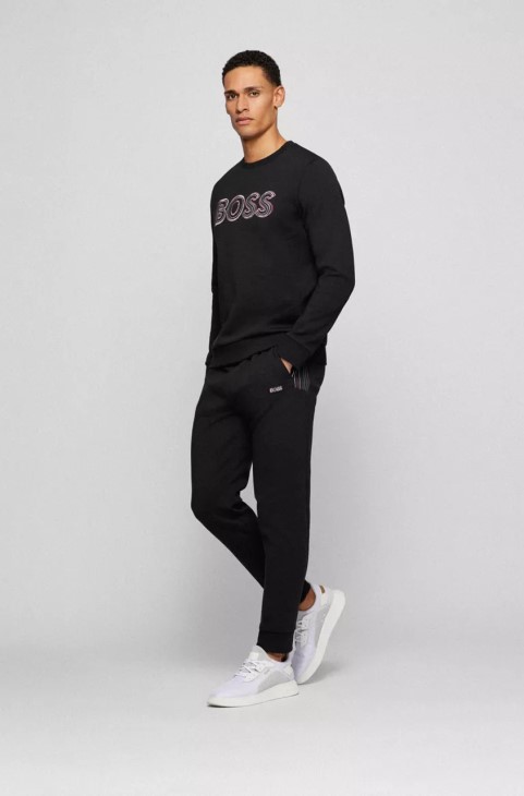 Boss Trackpants Hadiko 50471896 μαύρο
