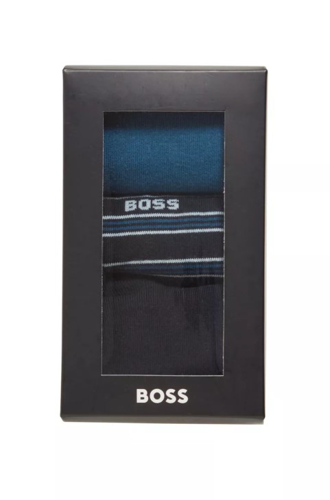 Σετ δώρου κάλτσες Boss 3pk 50473123 σκούρο μπλε
