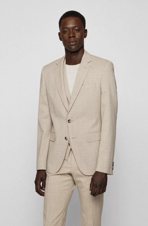 κοστούμι Boss 3 τεμαχίων H-huge 50473599 σκούρο μπλε
