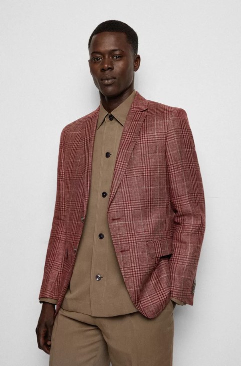 Boss αθλητικό παλτό H-hutson 50473719 σκούρο
