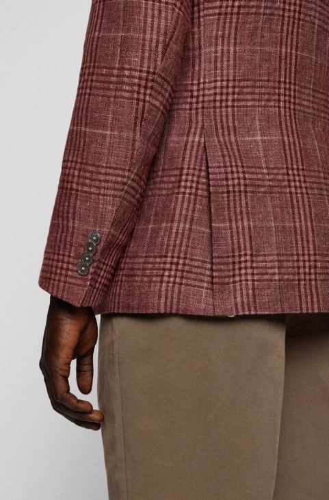 Boss αθλητικό παλτό H-hutson 50473719 σκούρο
