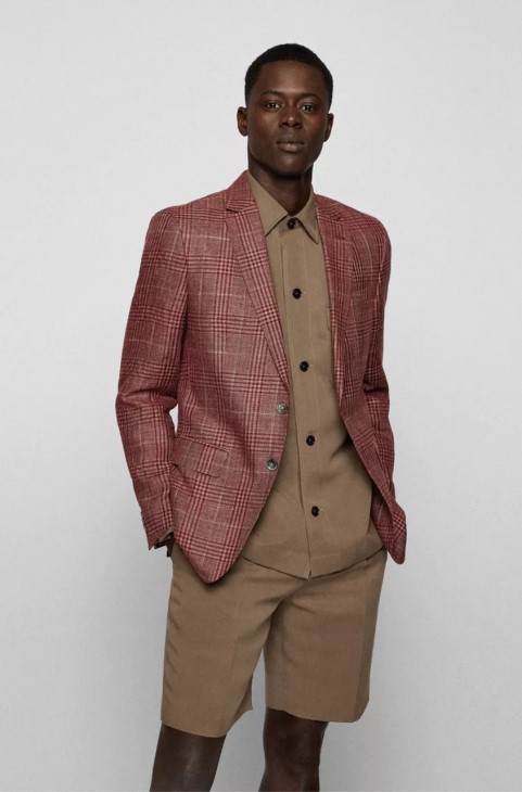 Boss αθλητικό παλτό H-hutson 50473719 σκούρο
