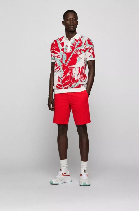 σορτς Boss Schino 50467083 Mintgreen
