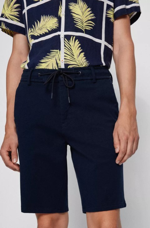 Boss Taber-shorts-ds 50474271 σκούρο μπλε
