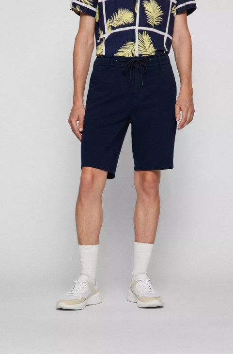 Boss Taber-shorts-ds 50474271 σκούρο μπλε

